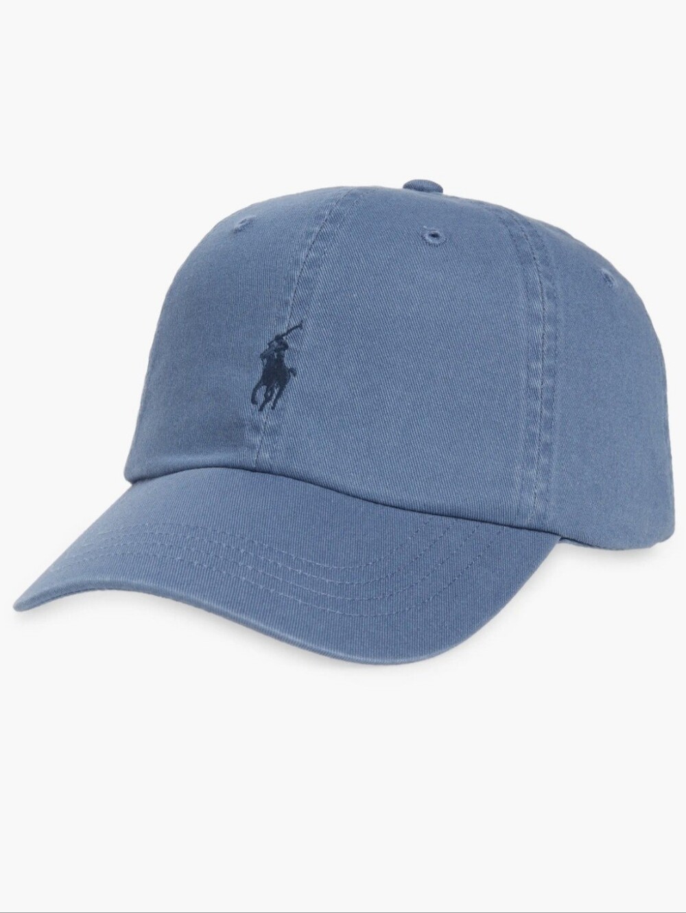 Polo Ralph Lauren Classic Chino Cap with Embroidered Blue Logo